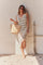 9019 Dress | Beige | Kjole fra Atelier C