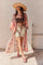 Kailani | Orangefarbener Druck | Kimono von Statebird