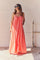 Sasmé Strap Dress | Coral | Kjole fra Atelier C