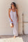 Sasmé Strap Dress | White | Kjole fra Atelier C