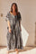 Serengeti Sonnenkleid | Schwarz | Tiedye Kaftankleid von Statebird
