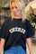 Carol Tee 207405 | Black W. Moonbeam | T-Shirt fra Freequent