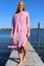 Otine Ls Tunika | Rosa | Kleid von Liberté