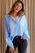 Étoile du Soir Shirt  | Sky Blue | Bluse fra Atelier C