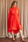 Red Dramatic Frill Dress | Kjole fra Avery