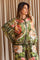 Silky Floral Shirt | Kaki | Skjorte fra Atelier C