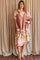 Long Art Dress | Taupe | Kjole fra Avery