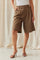 Pretty Tailored Bermuda Shorts | Brown