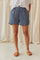 Sandy Striped Shorts | Navy