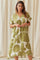Aurelia Dress | Green | French Laundry