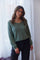 V-Pullover aus 30% Mohair 1912 V | Oliv | Stricken von Lisen
