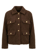 Coco Bouclé Jacket | Dark Brown – nedsat