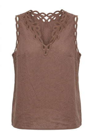 Trixie Tank Top | Coffee