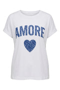 Amore Bleu Tee | Blue