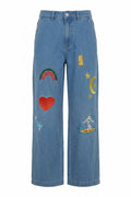 Anaya Denim Pant | Blue