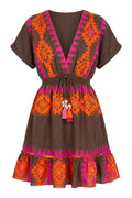Flora Fluorescent Midi Dress | Kjole fra Avery – nedsat