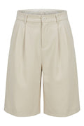 Pretty Tailored Bermuda Shorts | Cream – nedsat