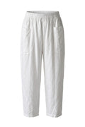 Cropped Pants FY016  | White | Bukser fra Atelier C – nedsat