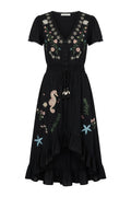 June Long Dress | Black – nedsat