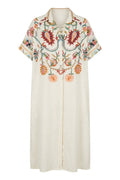 Mina Dress | White Multi Flower – nedsat