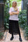Lacy Long Skirt | Black | Nederdel fra Liberté