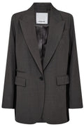 Liane Panel Oversize Blazer 30249 | Dark Grey | Blazer fra Co'couture – nedsat