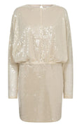 Serafin Sequin Dress 36541 | Champagne | Kjole fra Co'couture – nedsat