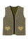 Leo Heart Weste | Grüner Leo | Weste von Atelier C