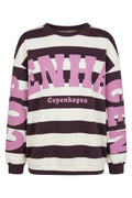 Nerina Sweatshirt 22659S | Bordeaux/Pink | Marta du Chateau – nedsat