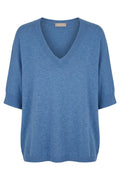 Inaya Knit 9587 | Jeans Blue Melange | Marta du Chateau – nedsat