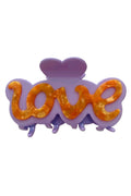 Love Hair Claw | Purple | Hårspænde fra By Timm