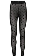 Mesh Legging | Black Flock Bow | Leggings fra Liberté – nedsat