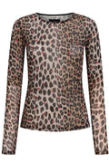Mesh Ls Tshirt | Lux Leo Red Heart | Bluse fra Liberté – nedsat