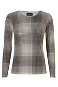 Mesh Ls Tshirt | Sand Brown Check – nedsat