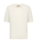 Mape SS O-Neck Knit | Ecru | Strik fra Mos Mosh – nedsat