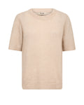 Mape SS O-Neck Knit | Doeskin | Strik fra Mos Mosh – nedsat