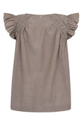 Woda Izha Blouse  | Chocolate Chip | Bluse fra Mos Mosh – nedsat
