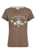 Zibba O-SS Tee  | Chocolate Chip | T-Shirt fra Mos Mosh – nedsat