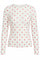 Sheer heart mesh | Ecru | Mesh bluse fra Avery