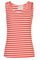 Natalia Tank Top | Lobster Red Creme Stripe
