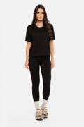 Ninna Rib Legging | Black – nedsat