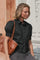 Frannie Dot Shirt | Black | Bluse fra Neo Noir