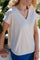 Nuni Vneck Tshirt | Champagne