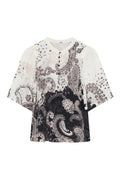Neomi Shirt | Washed Black w. Print | Skjorte fra Gustav – nedsat