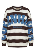 Nerina Sweatshirt 22659S | Choco/Jeans Blue | Marta du Chateau – nedsat