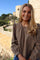 Pen Pearl Blouse | Light Brown | Bluse fra Liberté