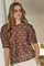 Dita Dot SS Blouse | Dark Brown | Bluse fra Co'couture