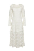 Elli LS Lace Dress | Ecru
