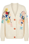Ariella Floral Knit | Ecru