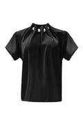 Pip Ss Pearl Blouse | Black | Bluse fra Liberté – nedsat